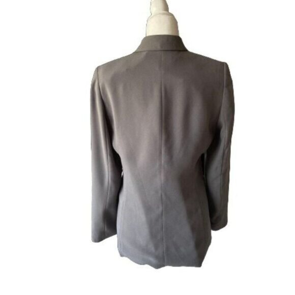 Imagio Casual Button Closure Boyfriend Blazer Jacket for Women - Picture 3 of 8